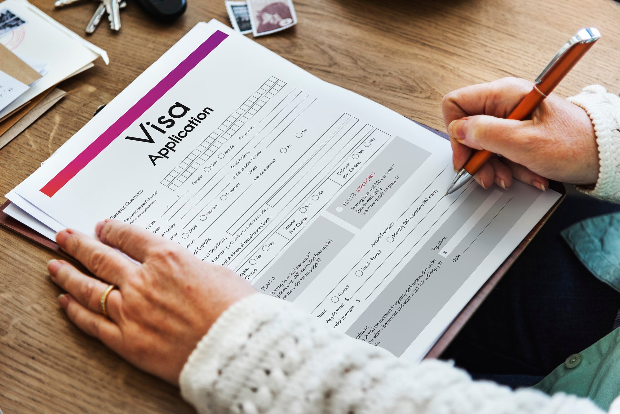 visa-application-travel-form-concept_53876-122710